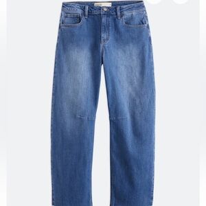 NWT Indigo Six, Classic Blue High Rise Women's Barrel Jeans. Size 12. Stitch Fix